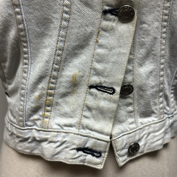 Rag&Bone Leather & Denim Jacket - Picture 15 of 16